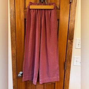 Abercrombie & Fitch Wide Leg Linen Pants, Size XS